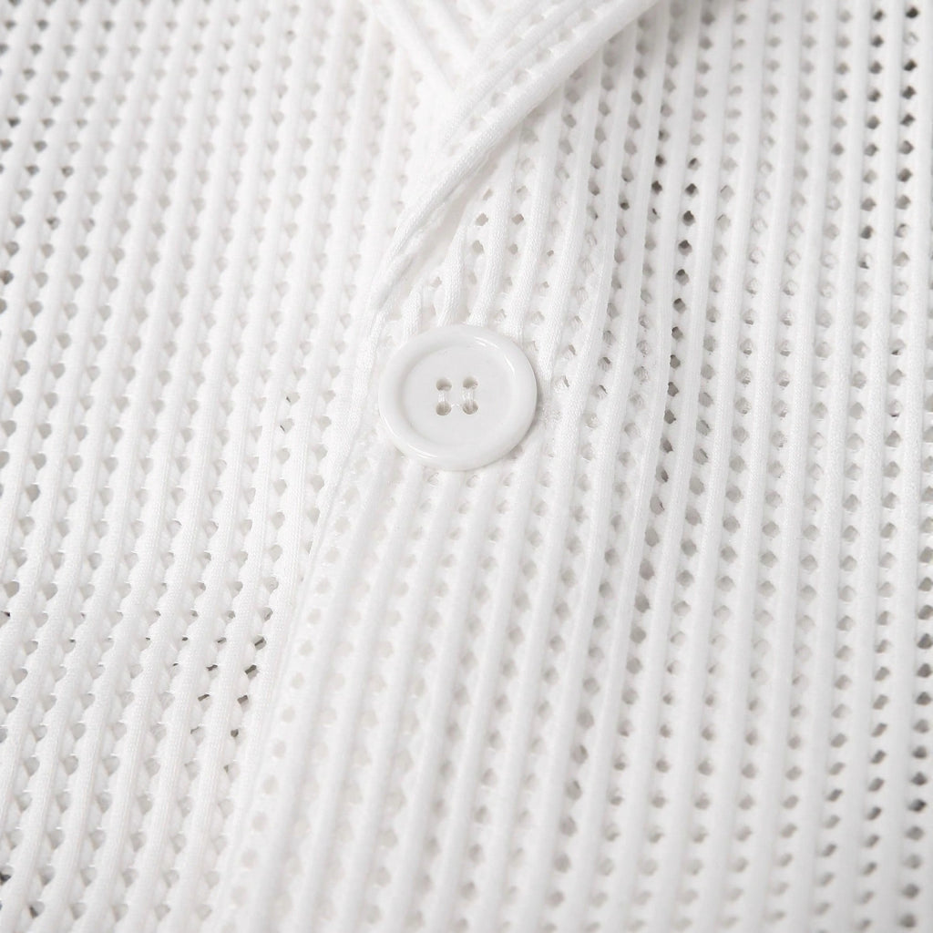 Mens Solid Color Loose Fit White Suit Casual Jacket