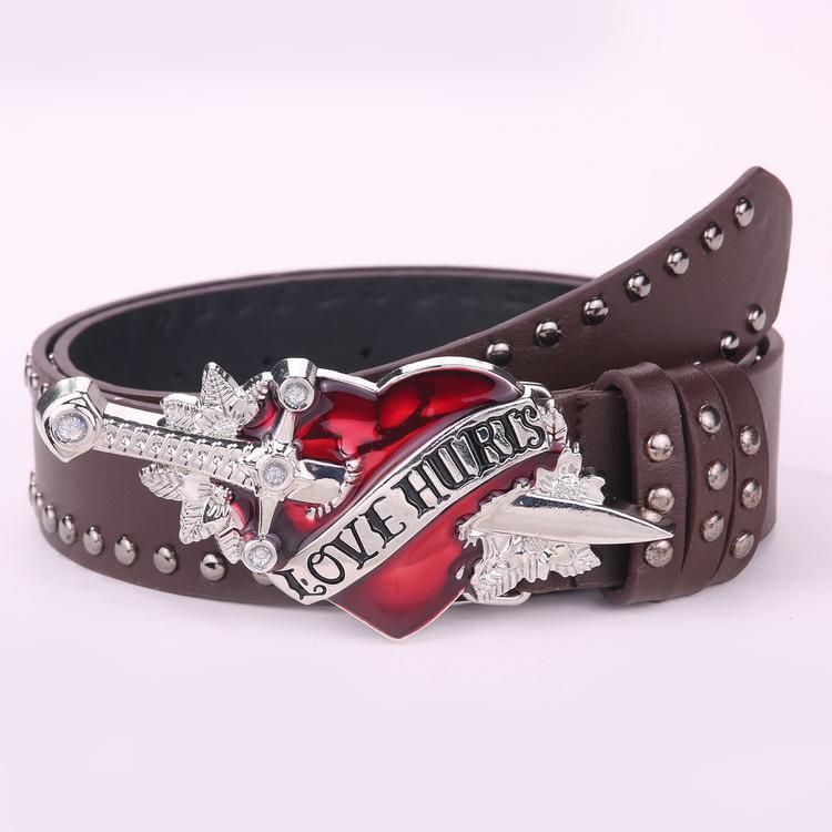 One Sword Piercing The Heart Big Head Belt