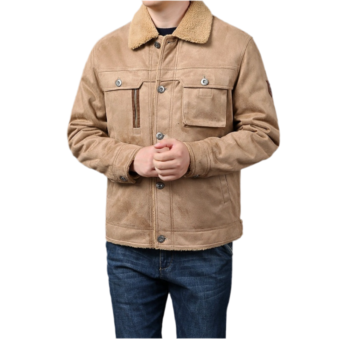 Autumn And Winter New Men's Deerskin Jacket