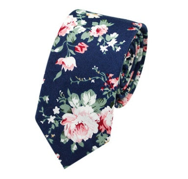 Men's Cotton Print Tie