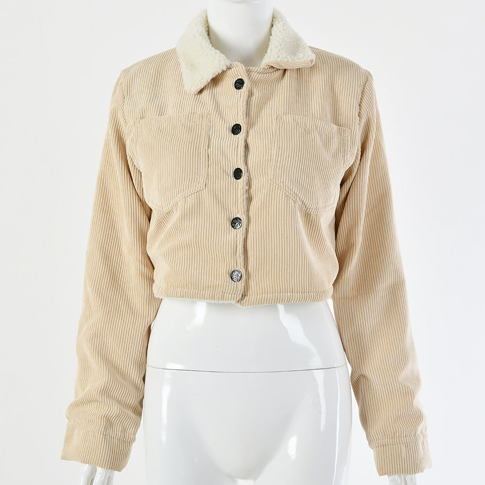 Cardigan Sweater coat Metal button