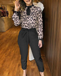 Temperament Fashion Casual Jacket Pants Suit