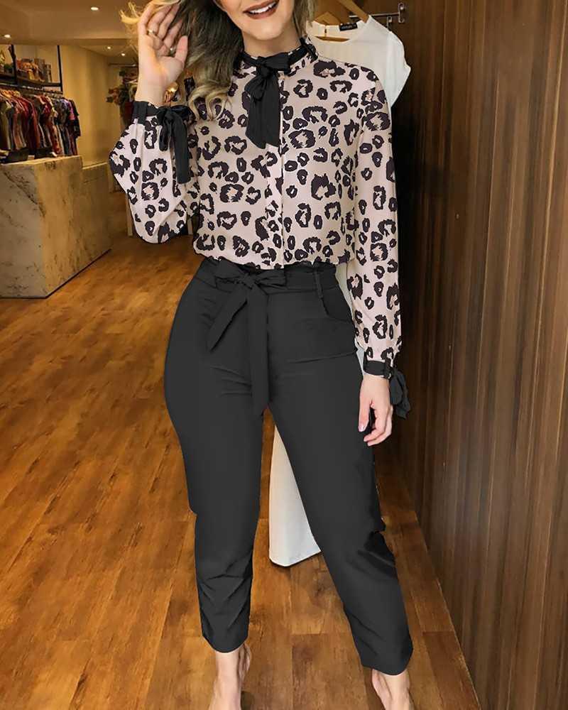 Temperament Fashion Casual Jacket Pants Suit