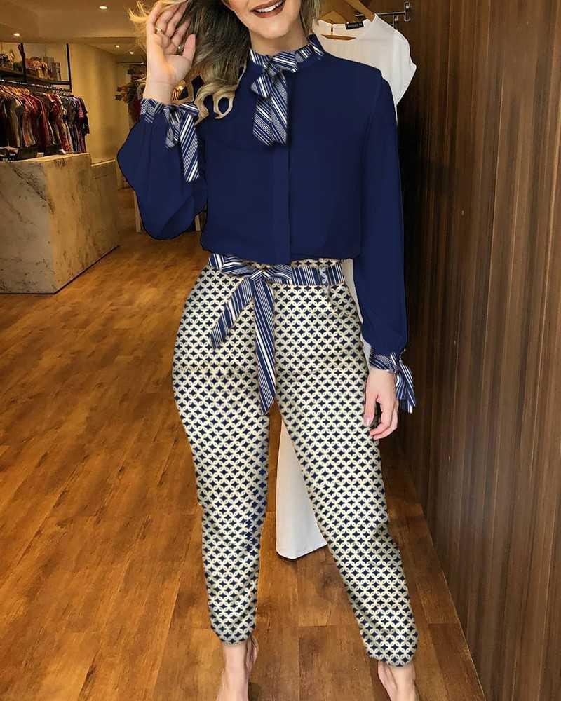 Temperament Fashion Casual Jacket Pants Suit