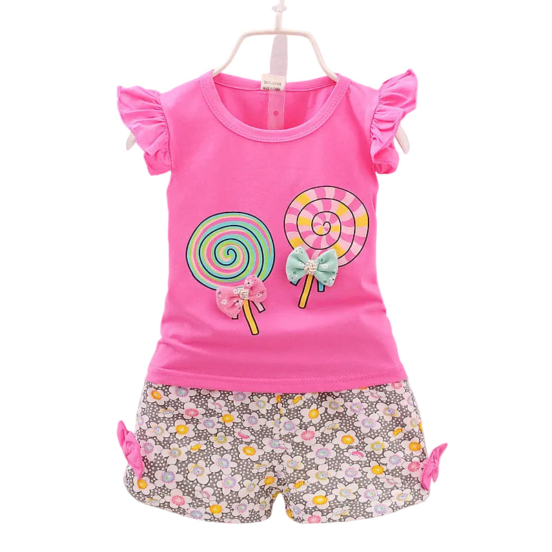 Cotton two piece fashion dress