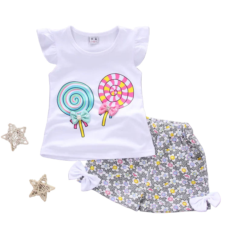 Cotton two piece fashion dress