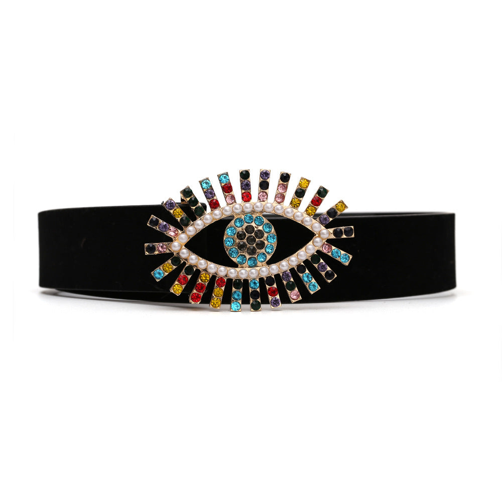 Diamond Pearl Demon Eye Belt