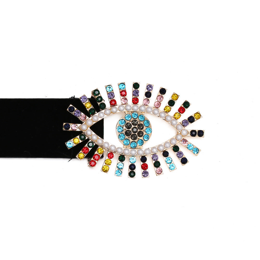 Diamond Pearl Demon Eye Belt