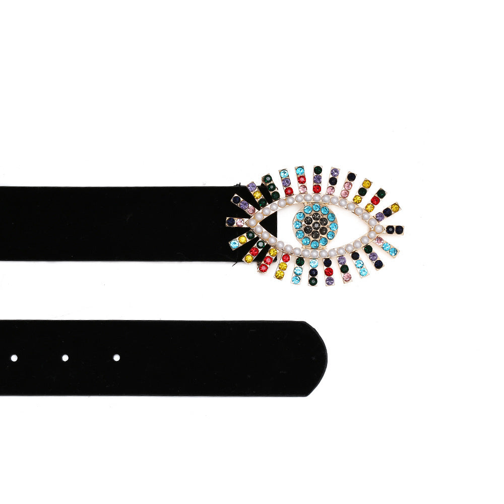 Diamond Pearl Demon Eye Belt