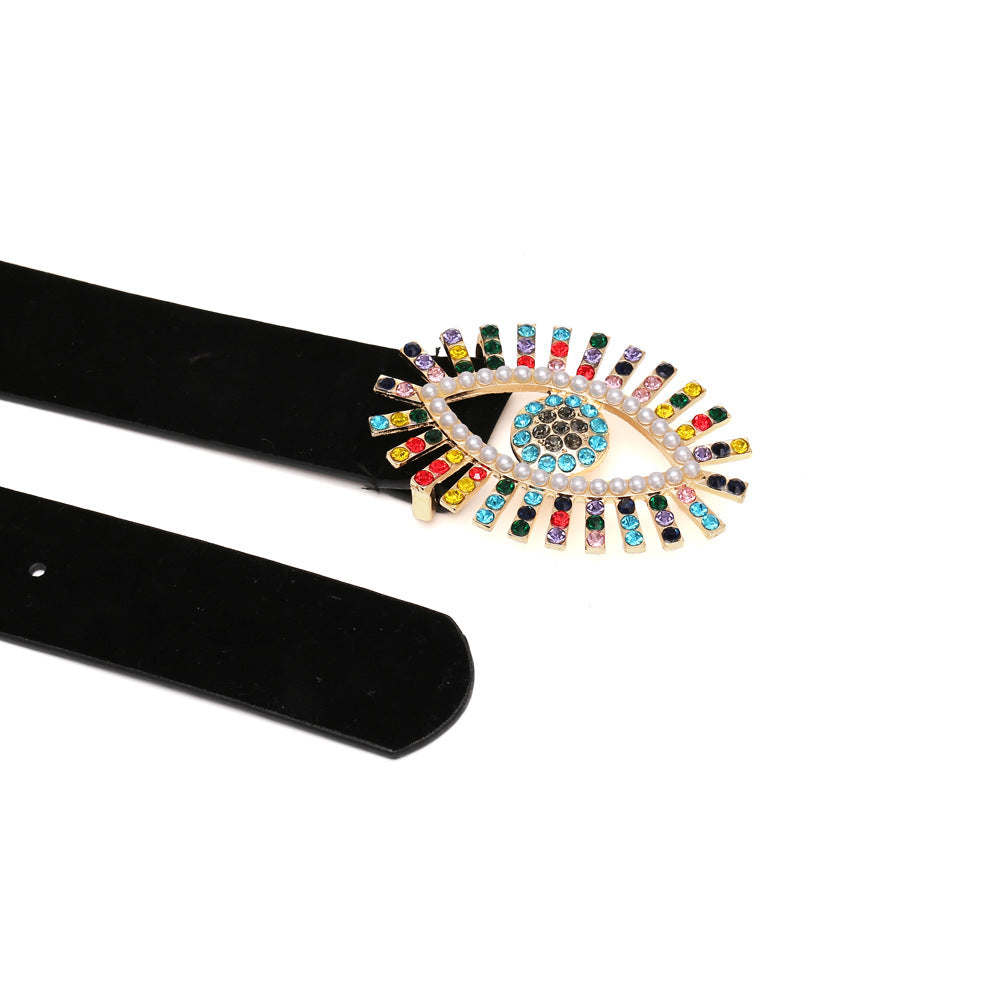 Diamond Pearl Demon Eye Belt