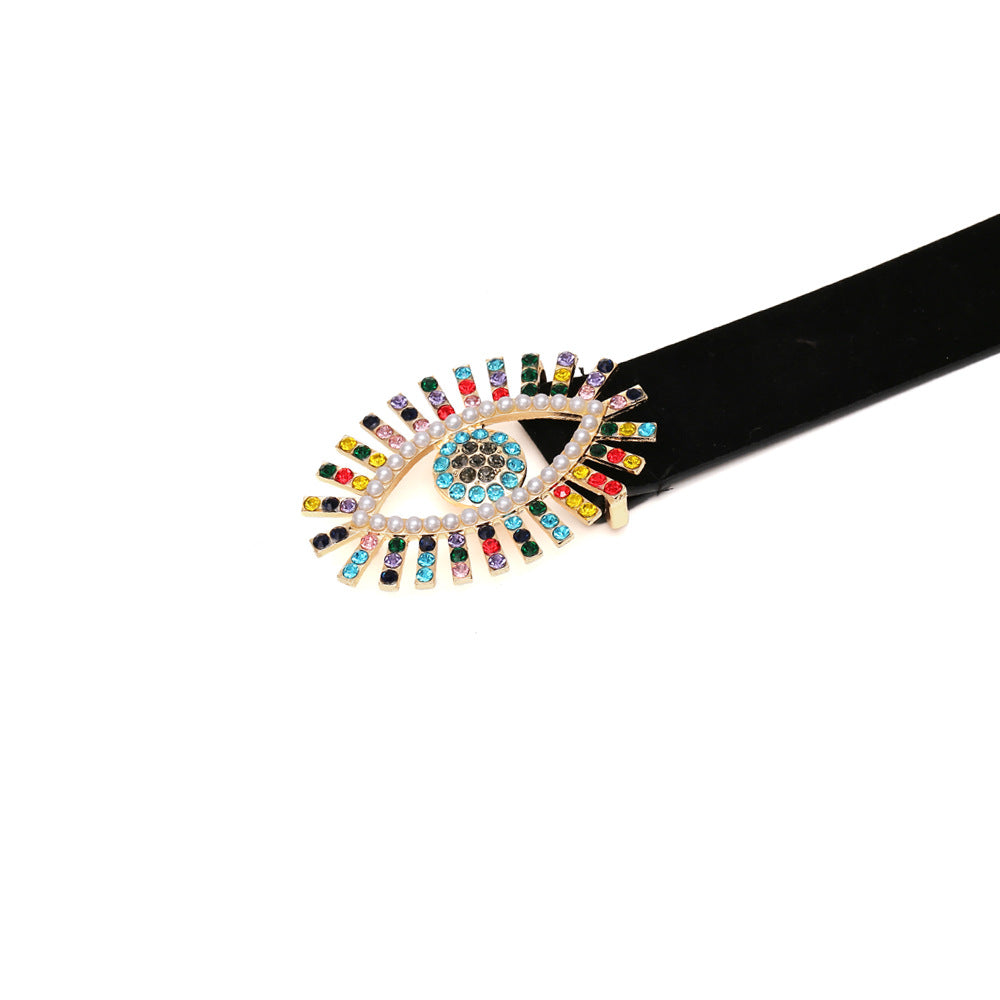 Diamond Pearl Demon Eye Belt