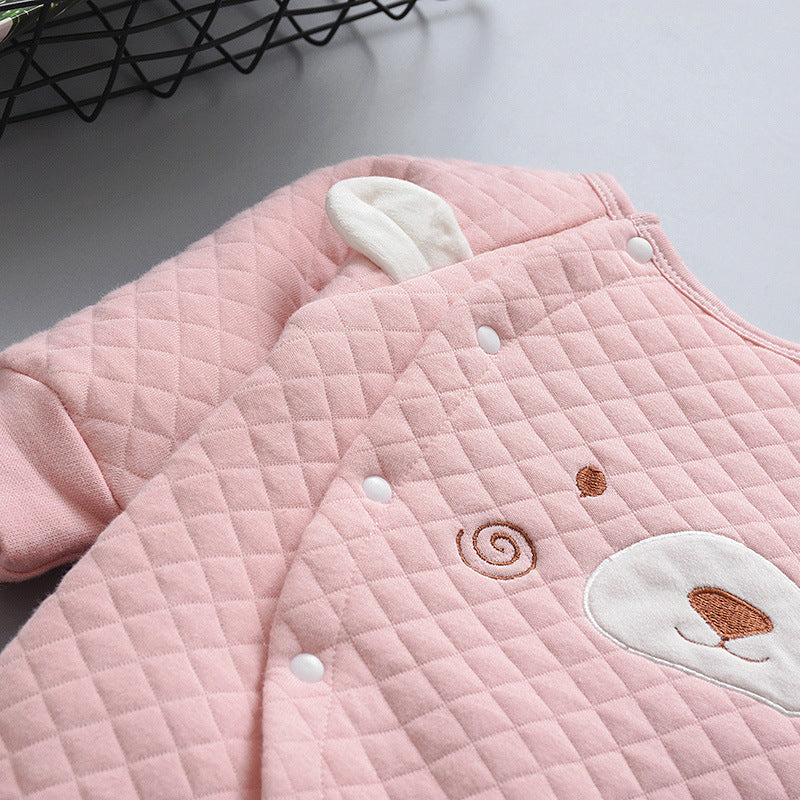 Baby Cotton One-piece Quilted Cotton Warm Romper