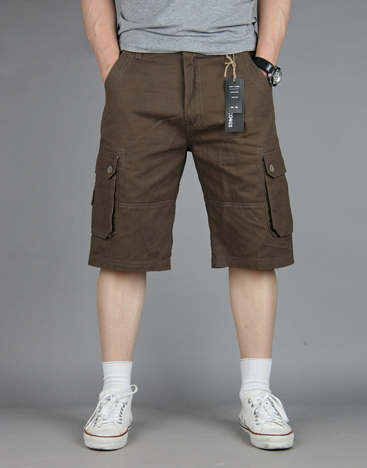 Outdoor Straight Loose Casual Pants Sports Overalls Men's Shorts