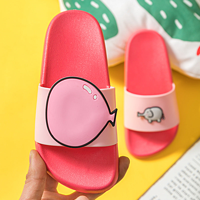 Girl slippers bathroom non-slip baby cartoon