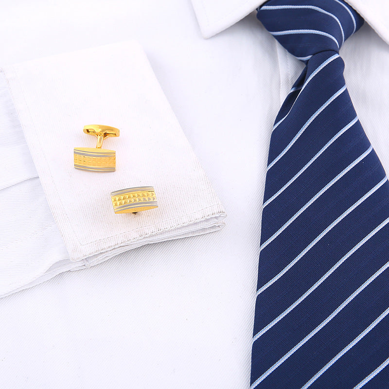 Golden French Shirt Cuff Buttons