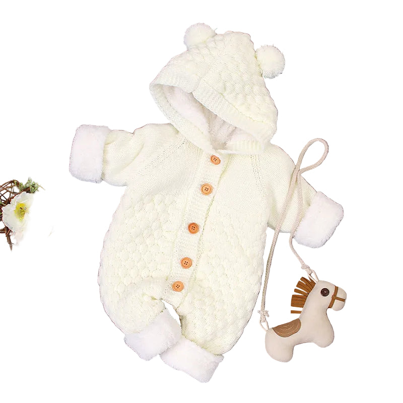 Baby Clothes Knitted Jumpsuit Spring And Autumn Models