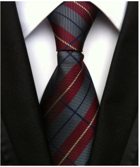 Men S Tie 8cm Business Gentleman British Formal Wear