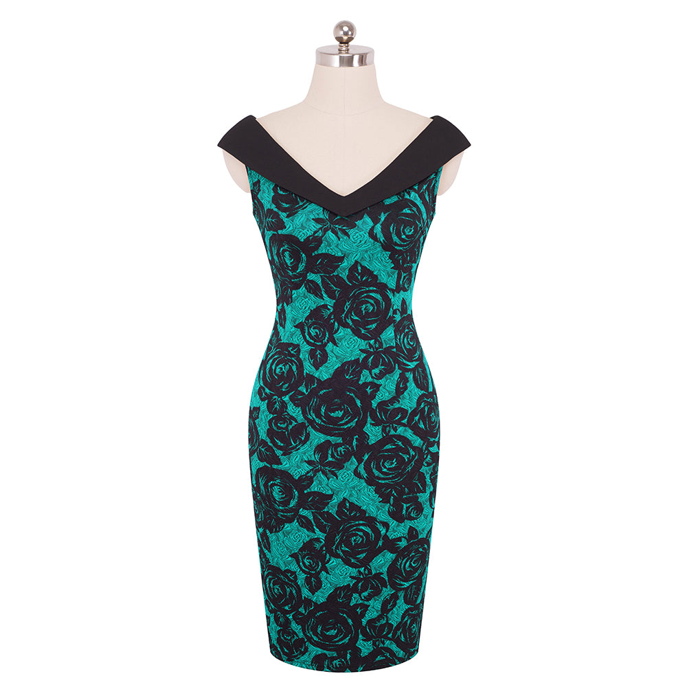 Elegant And Sexy Off-The-Shoulder Pencil Skirt