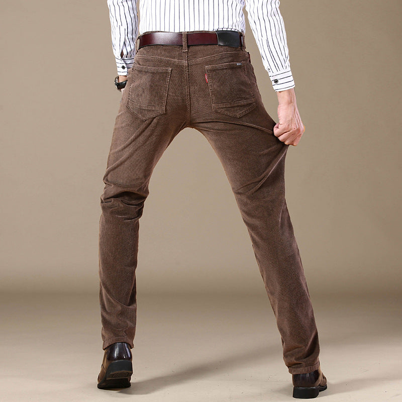 Business Wild Men's Corduroy Pants Trend