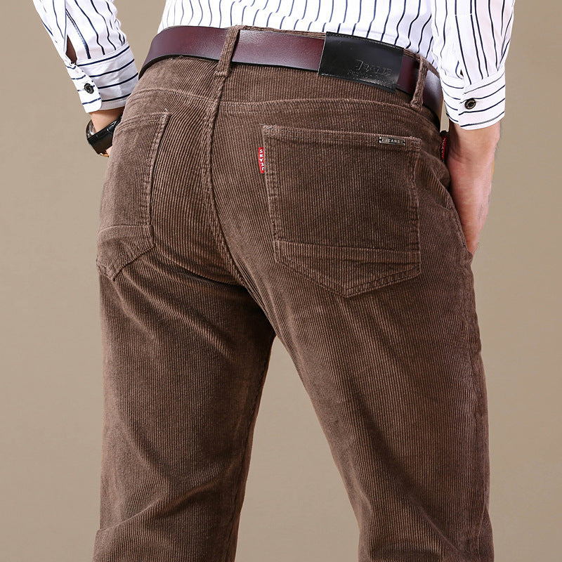 Business Wild Men's Corduroy Pants Trend