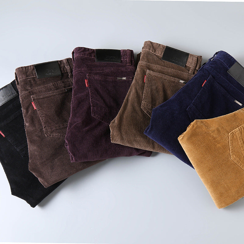 Business Wild Men's Corduroy Pants Trend
