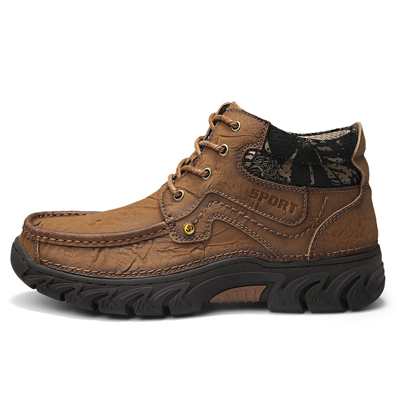 High-top Leather  Martin Boots
