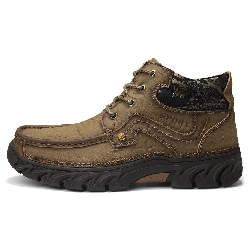 High-top Leather  Martin Boots