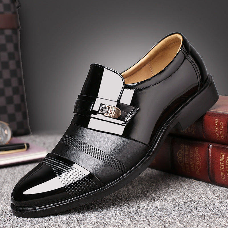 Large Size Men's Business Suit Leather Shoes