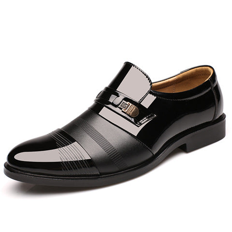 Large Size Men's Business Suit Leather Shoes