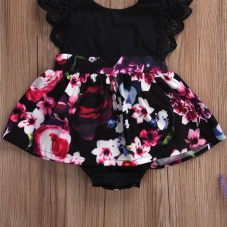 One-Piece Ha Skirt Romper Summer Short-Sleeved