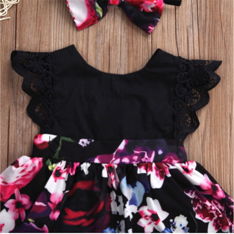 One-Piece Ha Skirt Romper Summer Short-Sleeved