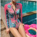 long sleeved swimsuit,