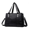New Stitching Ladies Bag European And American Soft Leather Fashion Temperament Women'S Bag Multi-Layer Portable Shoulder Bag