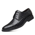 Fall New European Style British Large Size Men's Shoes Woven Fashion Brooch Carved Men's Formal Leather shoes