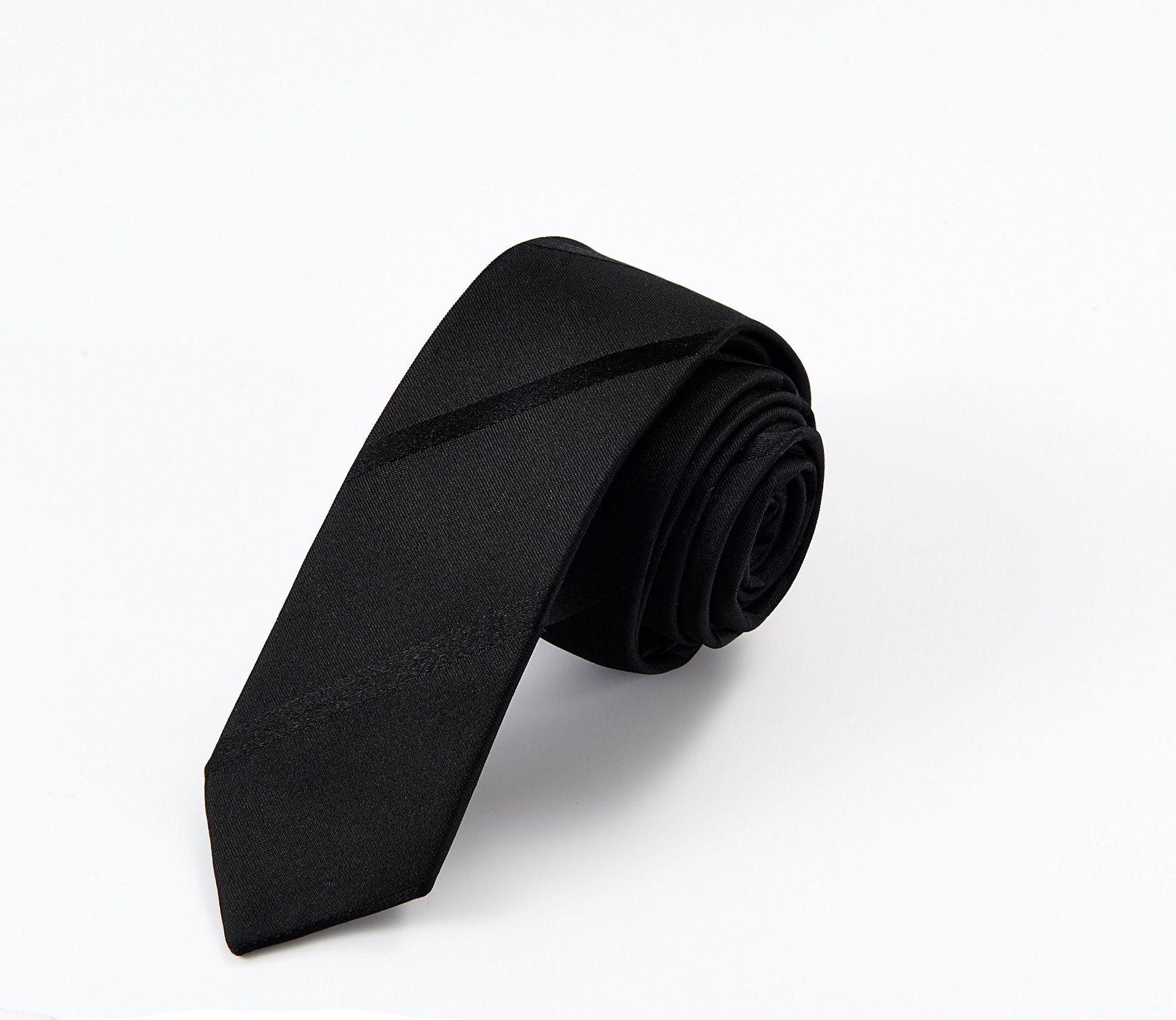 Spot  Black Male Hand Hitting Style Men's Casual Business Tie Customization