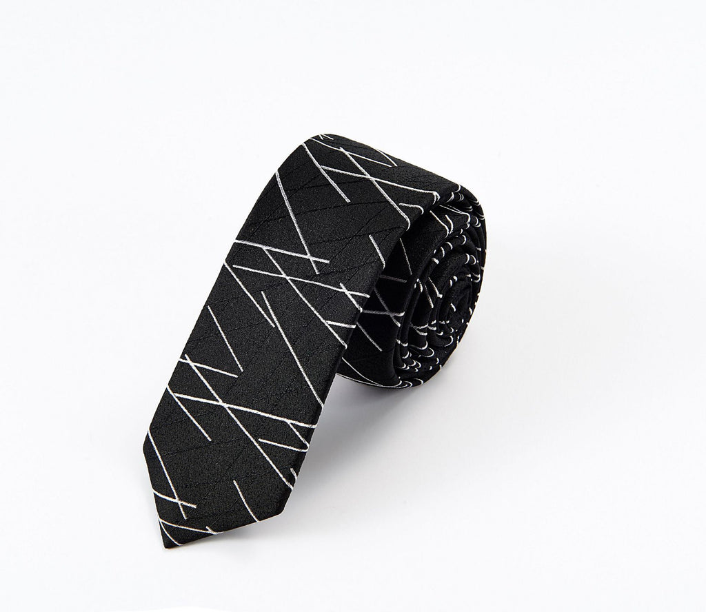 Spot  Black Male Hand Hitting Style Men's Casual Business Tie Customization