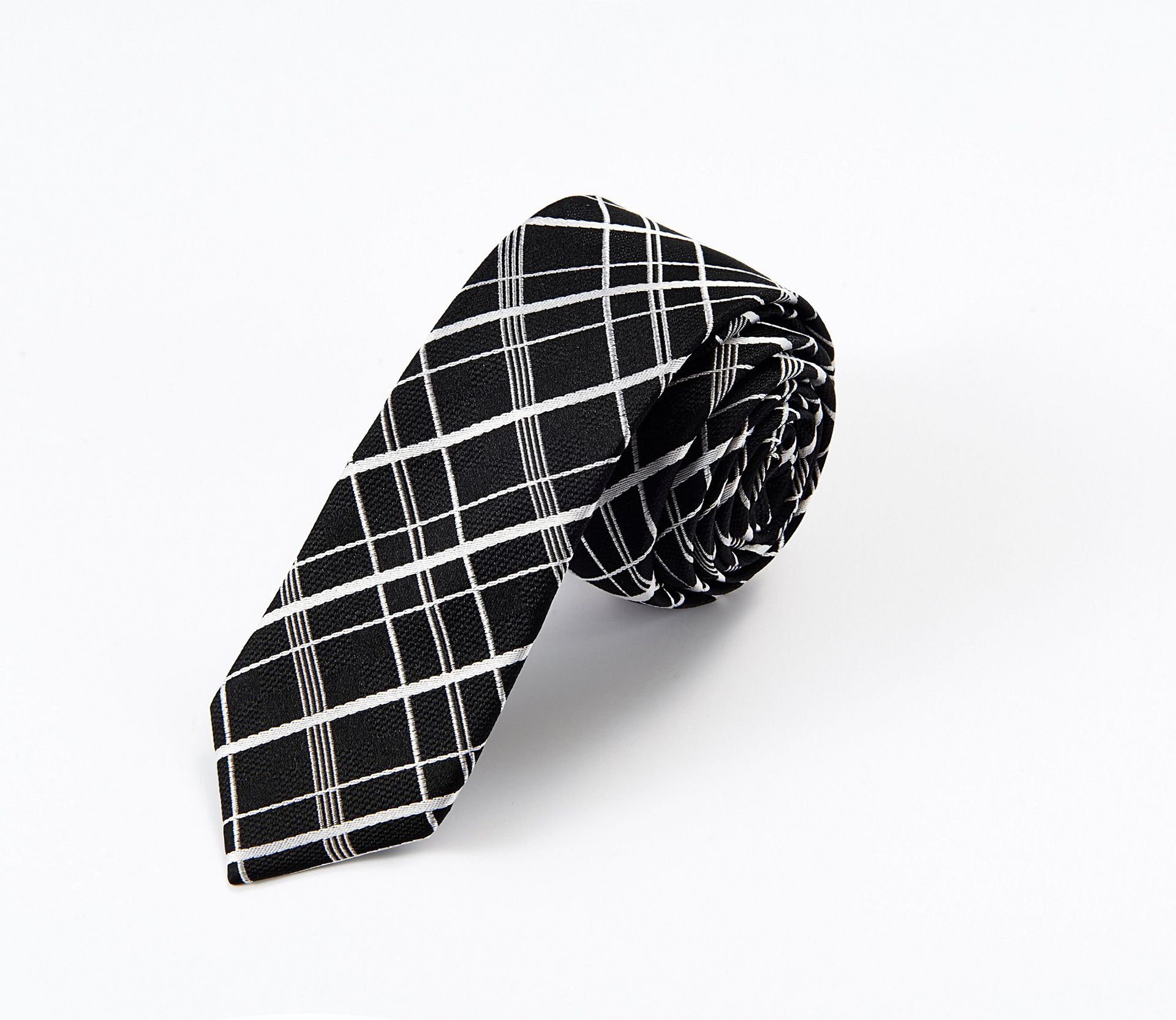 Spot  Black Male Hand Hitting Style Men's Casual Business Tie Customization