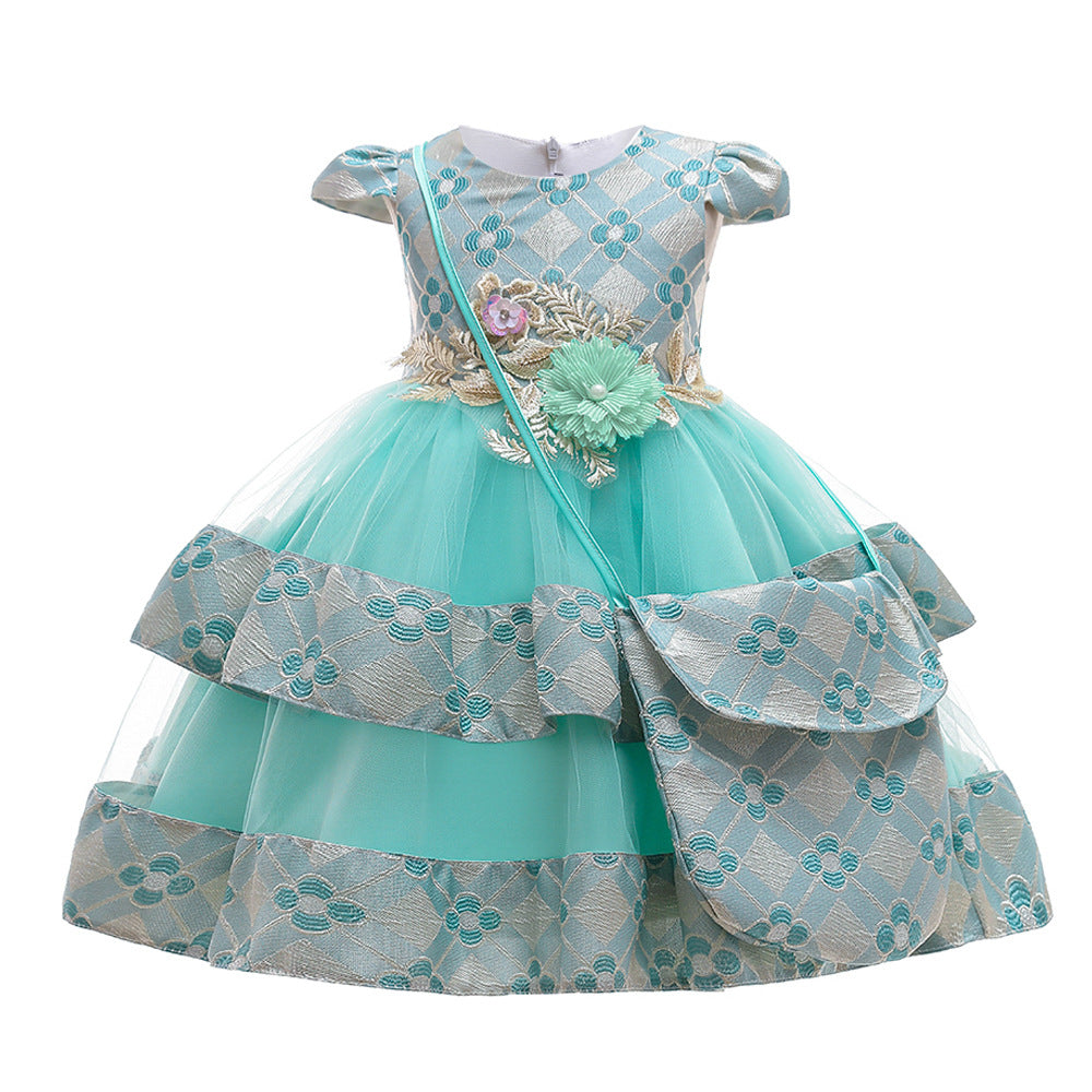 Embroidered Princess Dress
