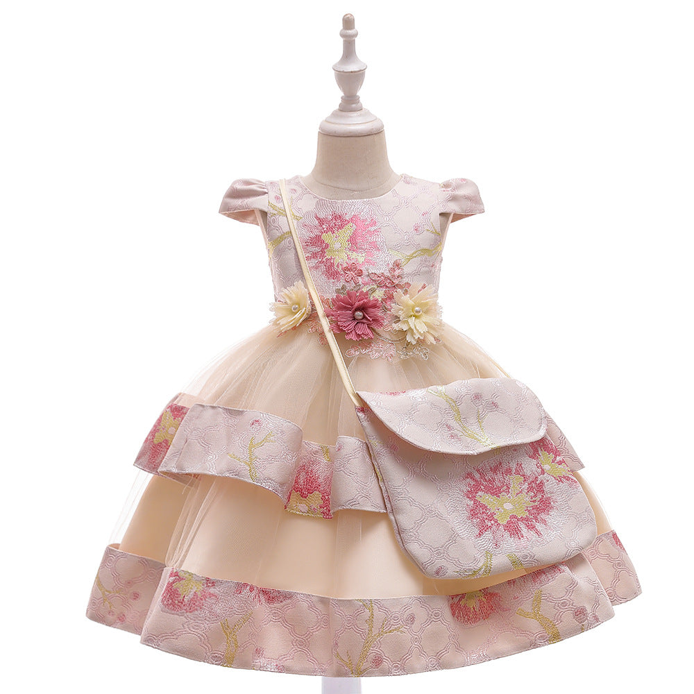 Embroidered Princess Dress