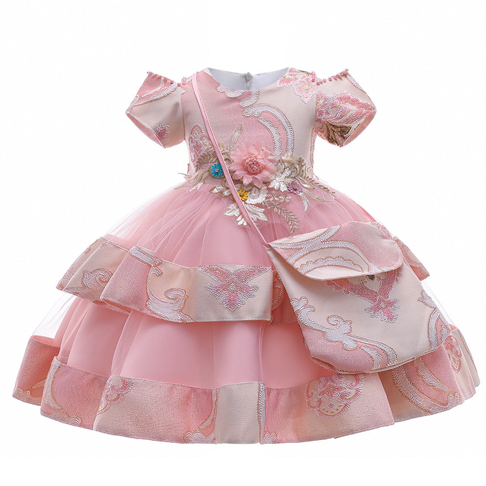 Embroidered Princess Dress
