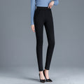 Elastic Waist Stretch Long Pants