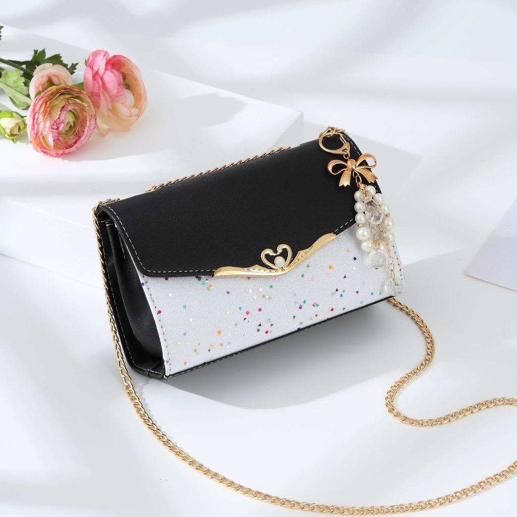 Messenger Bag Ladies Western Style Shoulder Bag Small Fragrance Chain Handbag