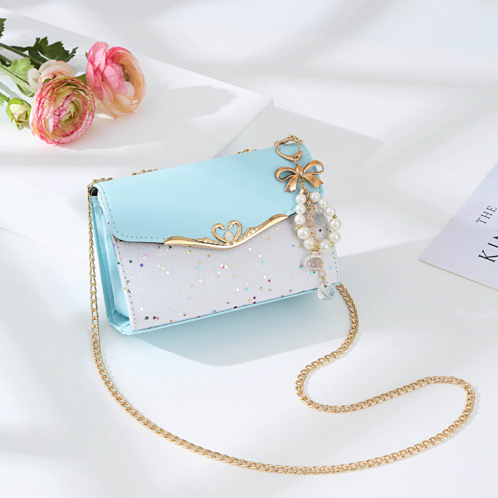 Messenger Bag Ladies Western Style Shoulder Bag Small Fragrance Chain Handbag