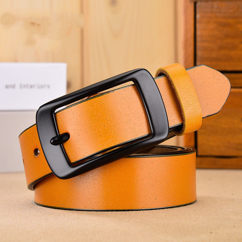 Wild Ins Wind Cowhide Jeans Belt
