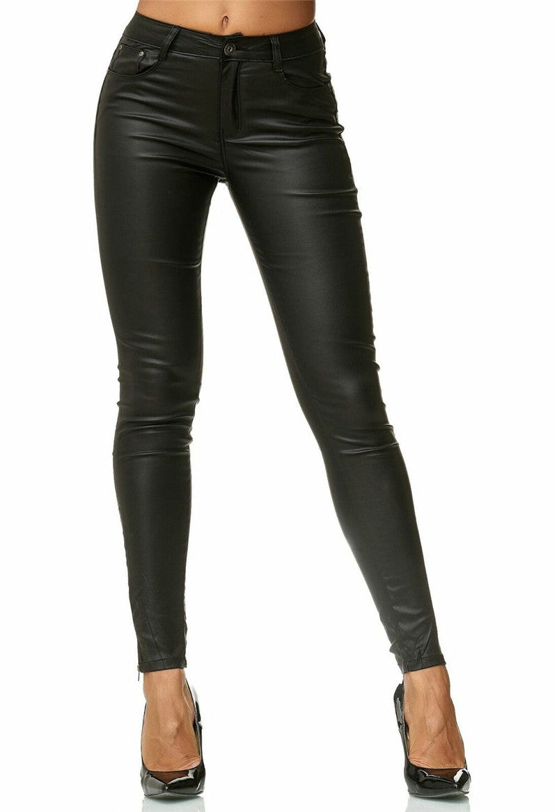 Faux Leather Pants