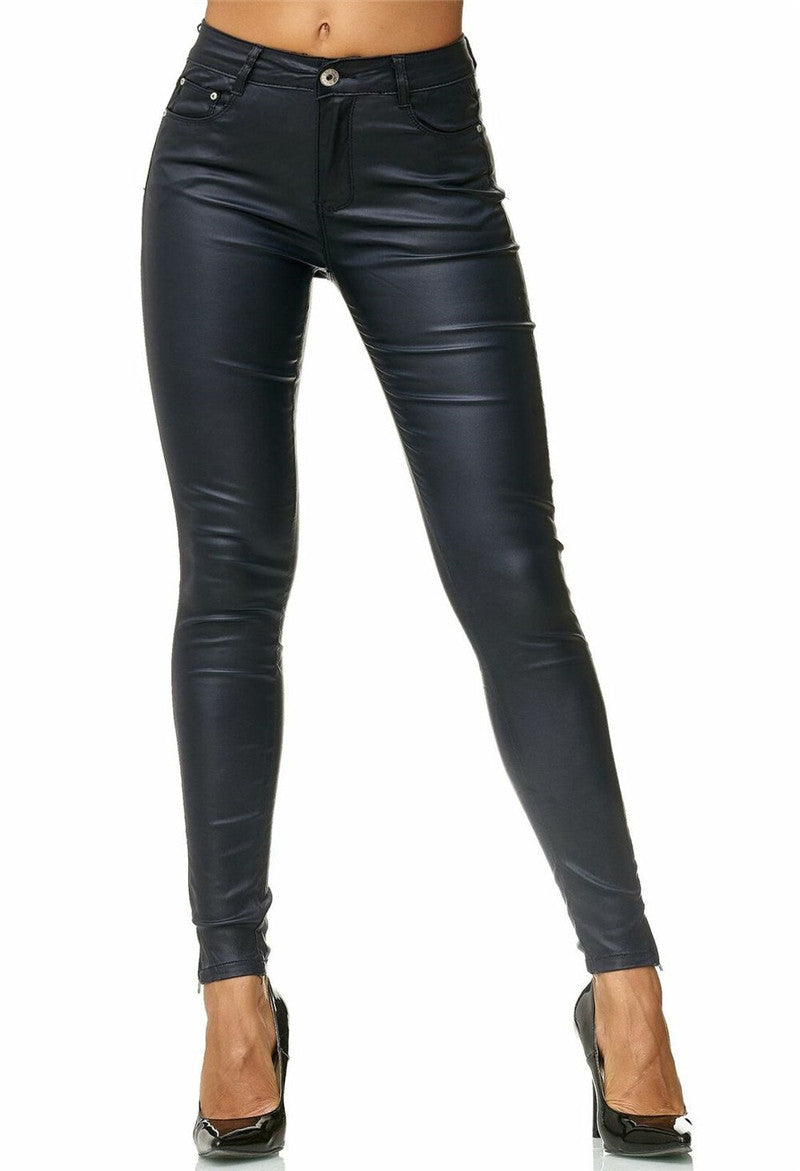 Faux Leather Pants