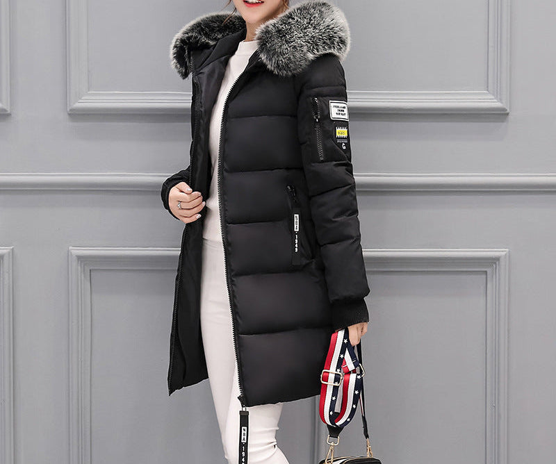 Mid-Length Slim Down Padded Jacket