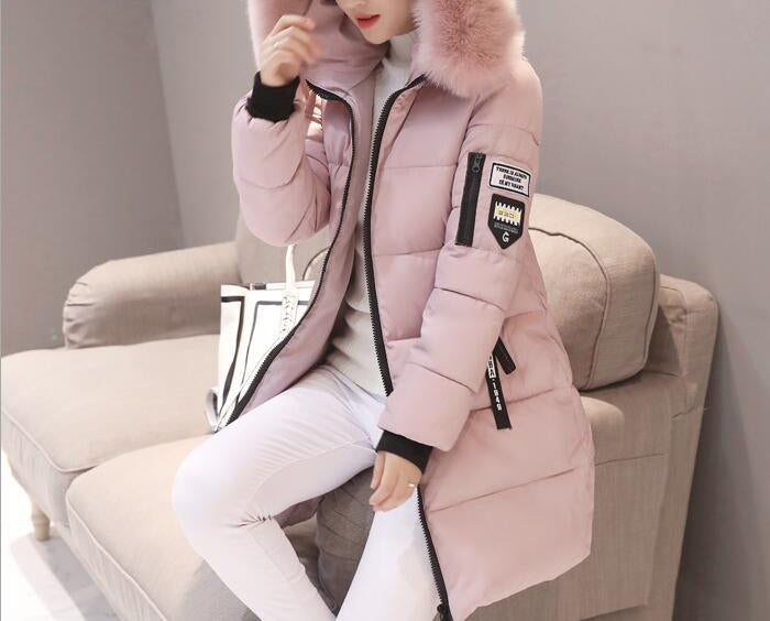 Mid-Length Slim Down Padded Jacket