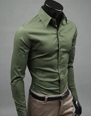 Long sleeved casual Business Shirt