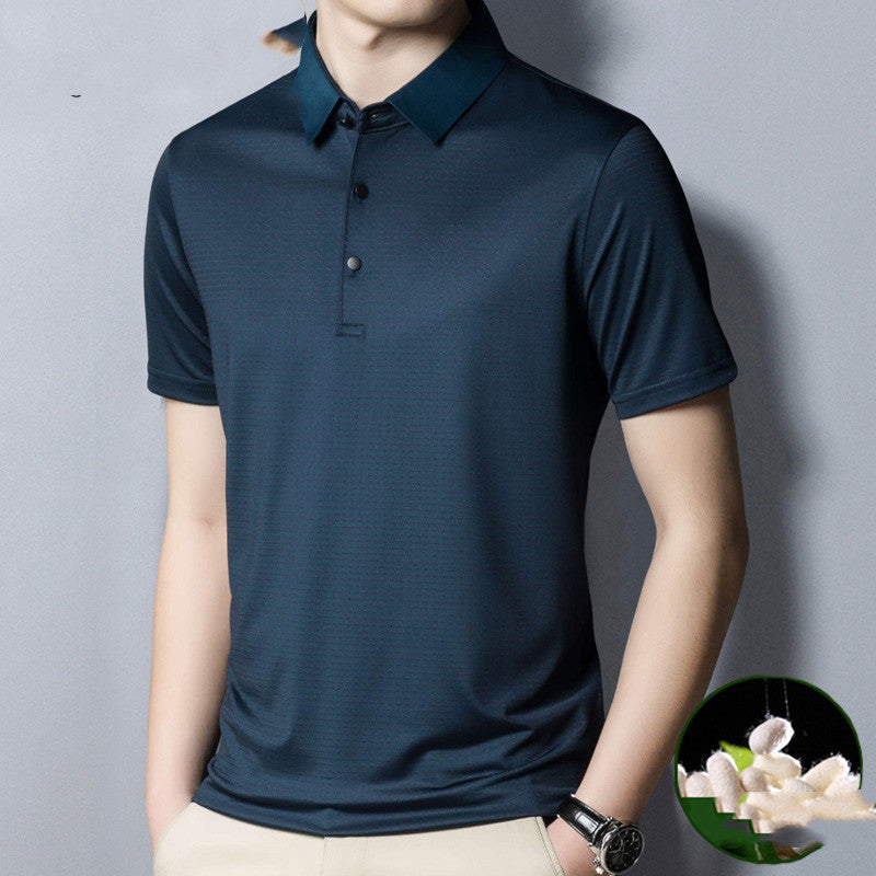 Silk Short-sleeved T-shirt